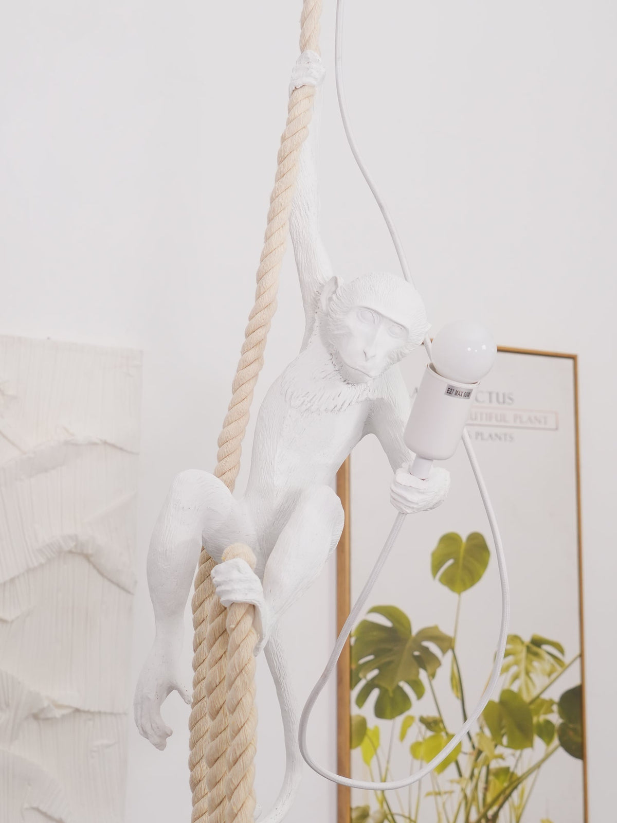 Epiran Kunstharz-Seil-Kunsthandwerk-Pendelleuchte