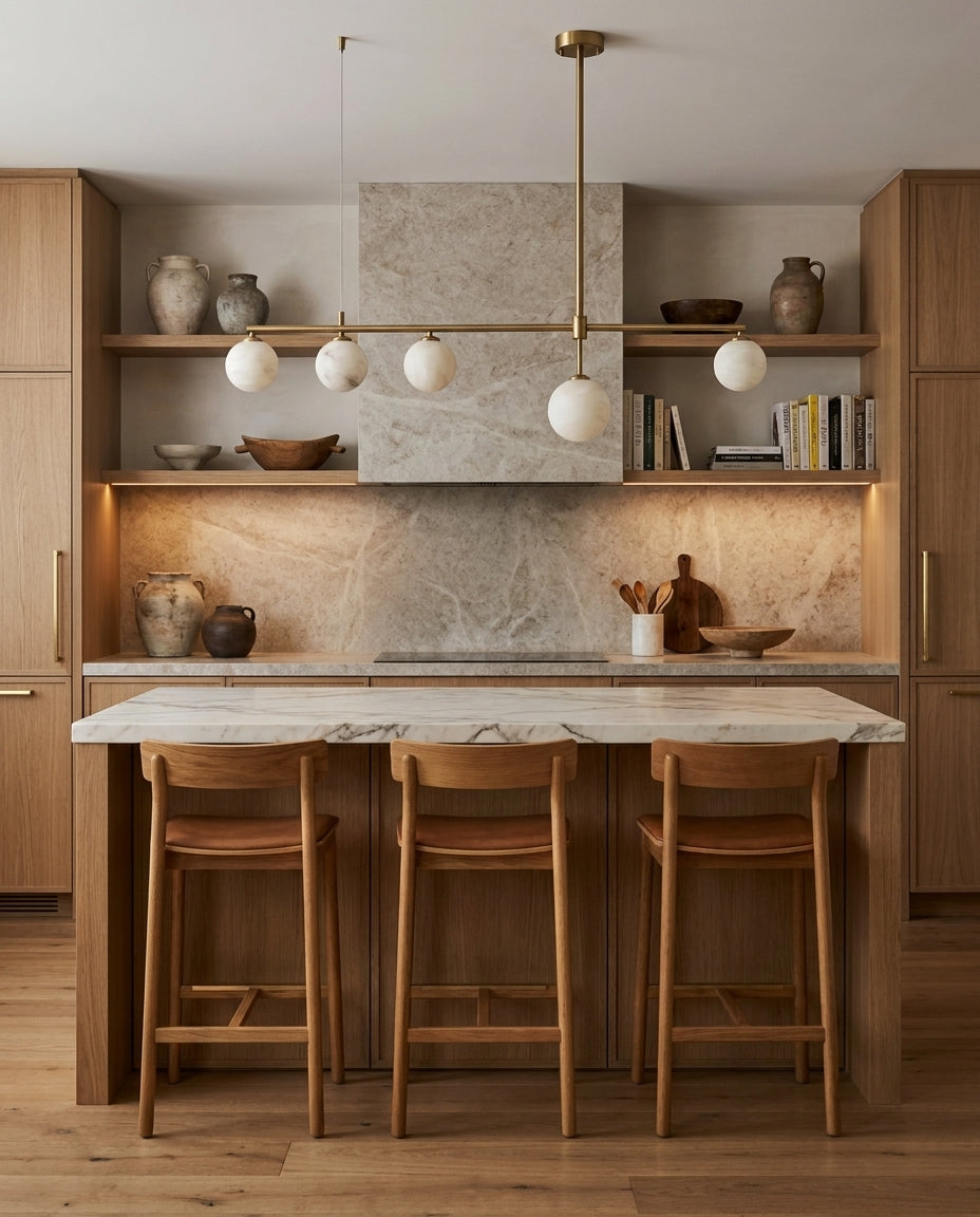 Finscombe Alabaster-Kronleuchter