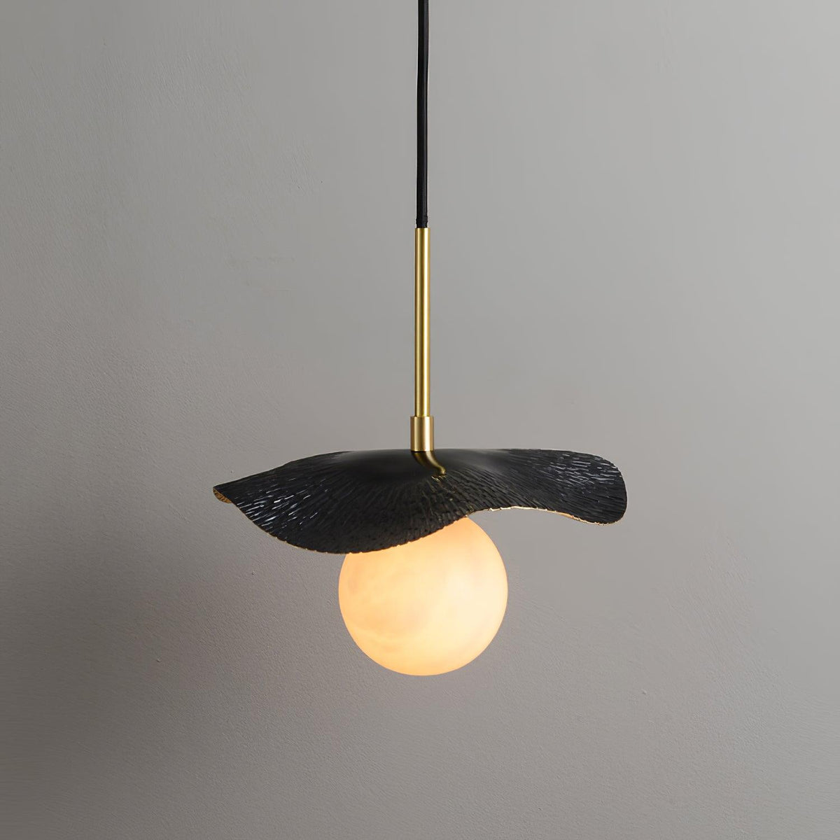 Talem Baldachin aus Alabaster Pendelleuchte