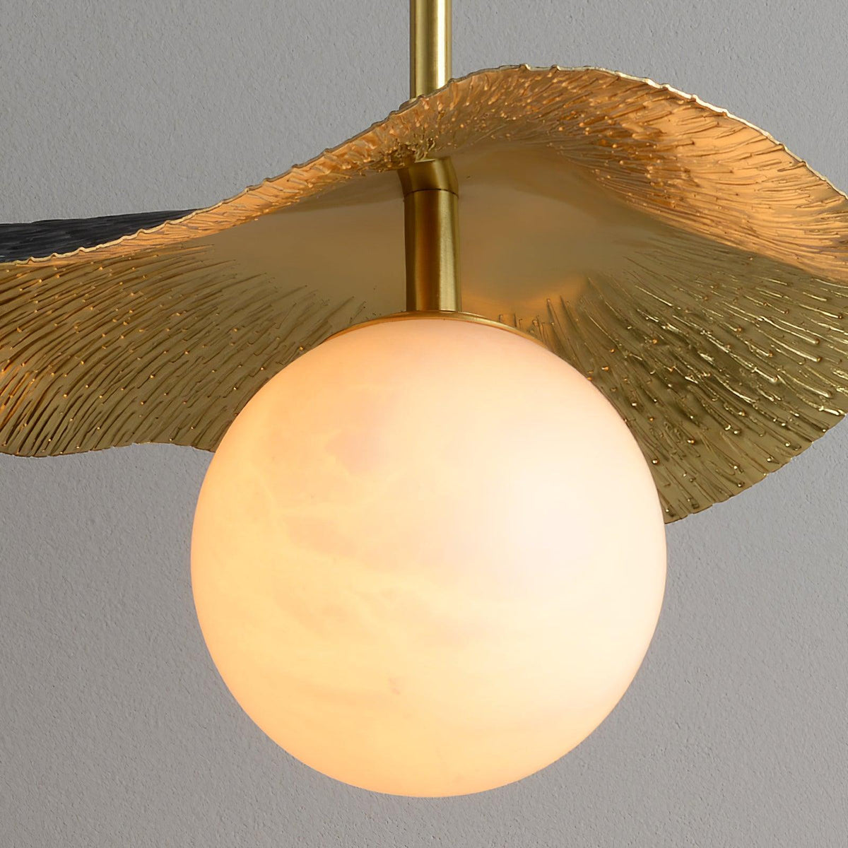 Talem Baldachin aus Alabaster Pendelleuchte