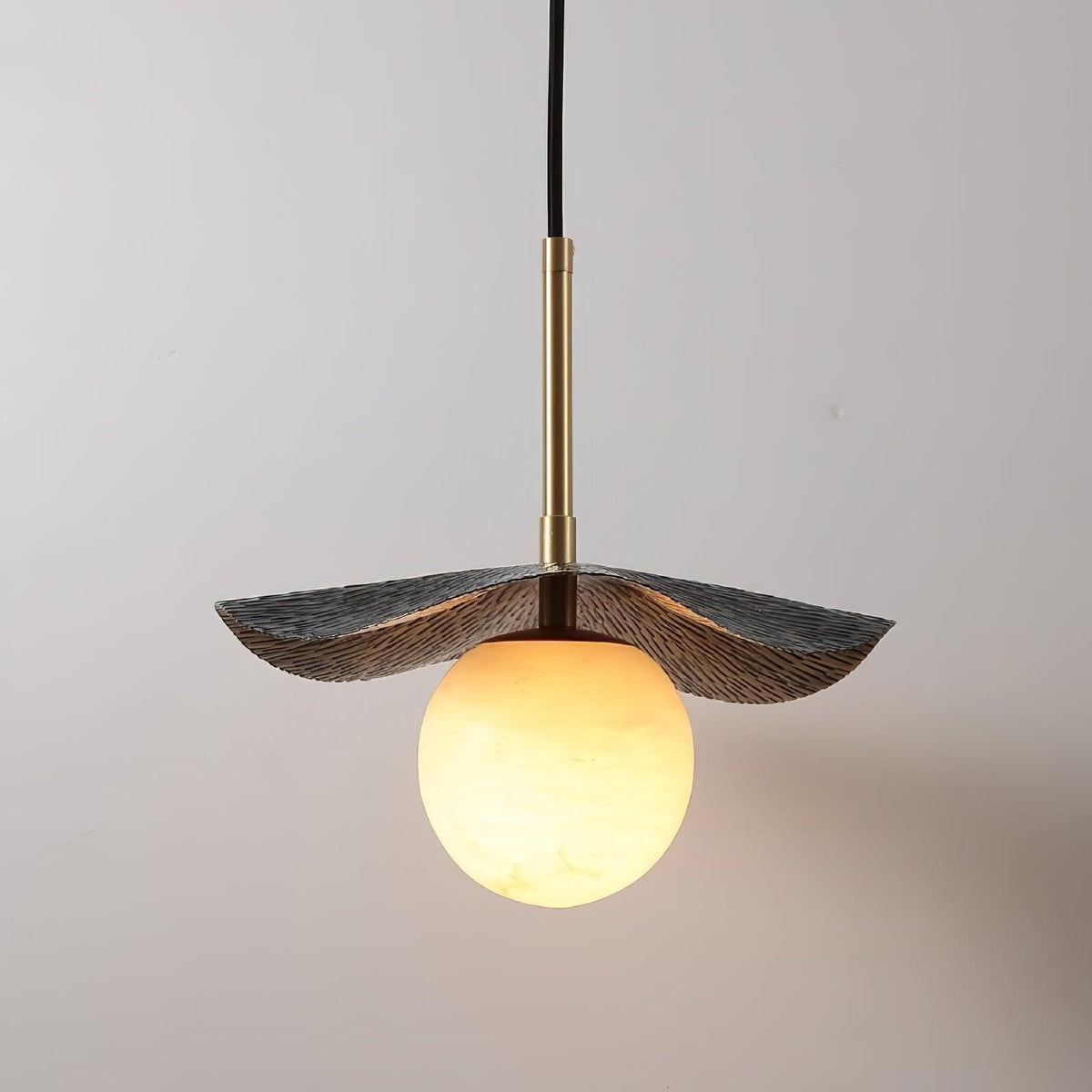 Talem Baldachin aus Alabaster Pendelleuchte