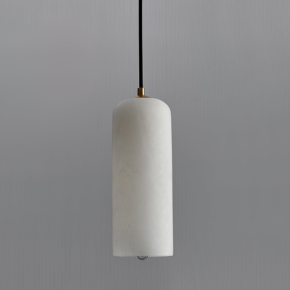 Nivenira zylindrische Pendelleuchte aus Alabaster
