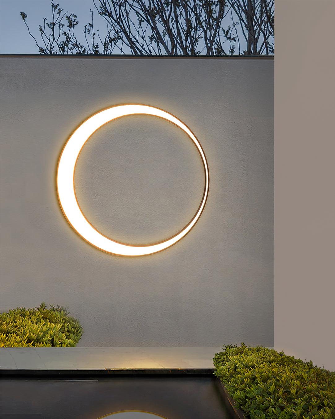 Noreliella runde Außenwandleuchte mit LED