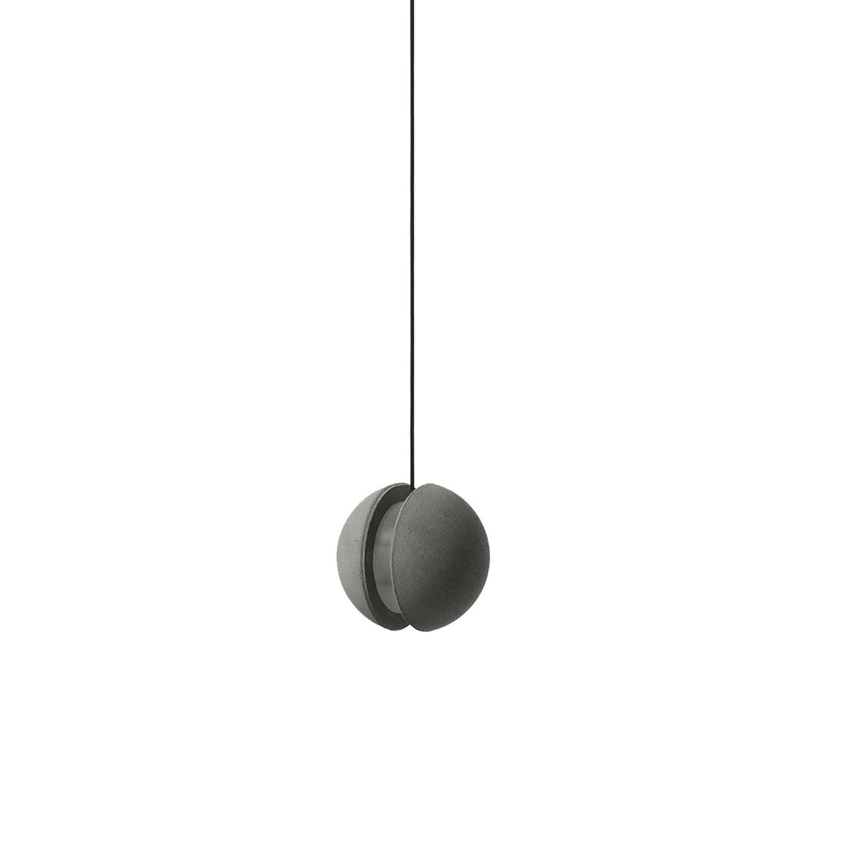 Umi Pendelleuchte aus Beton Kugel Mond Minimalistisch