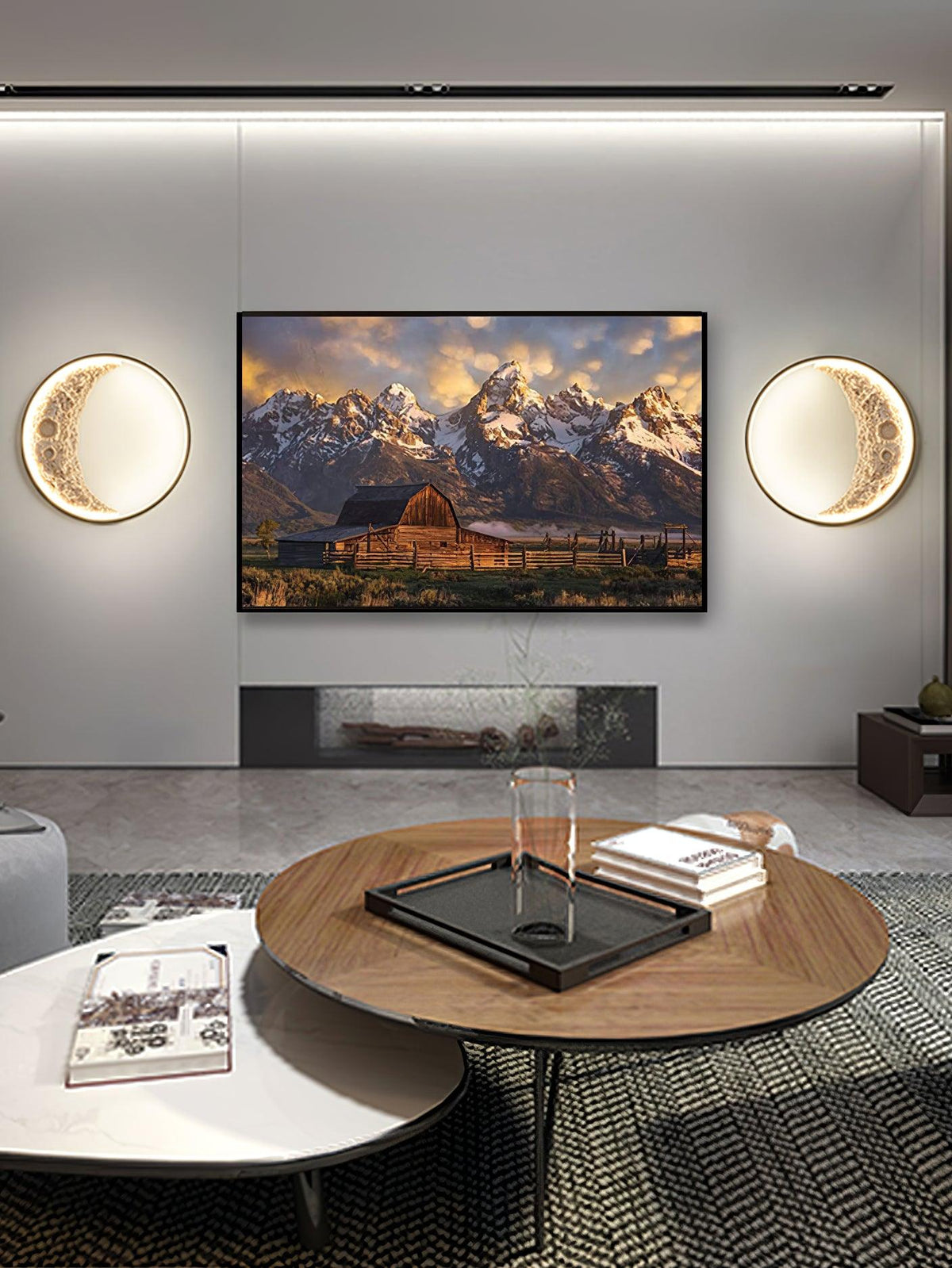 Dua Premium skandinavisch Art Kunstharz-Wandleuchte