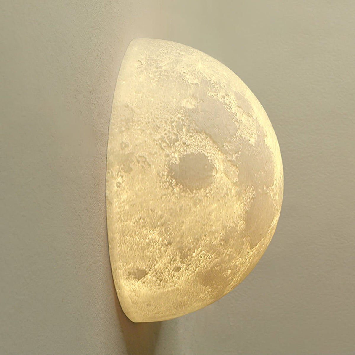 Brivel zeitgenössische Kunst Mond 3D Kunststoff-Wandleuchte