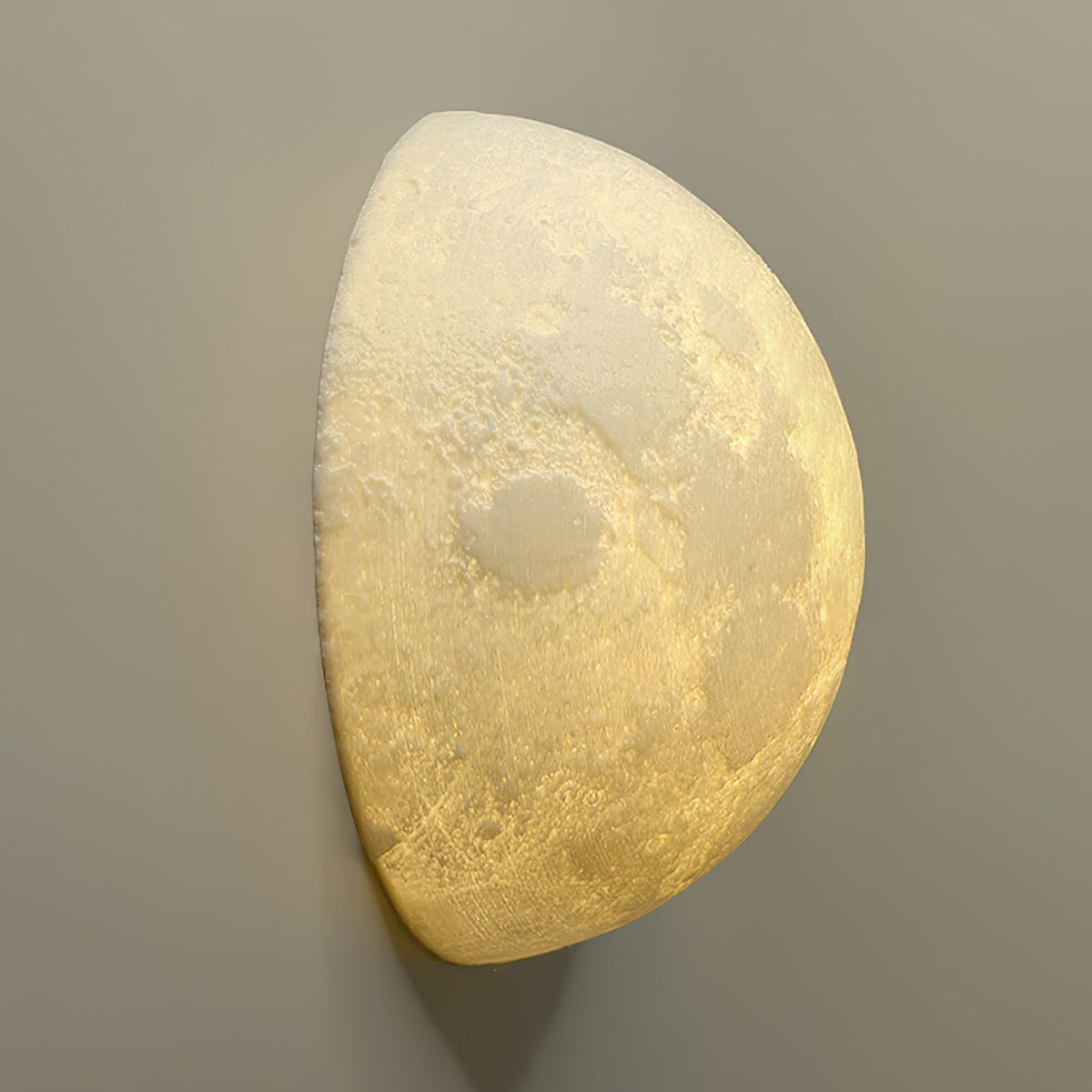 Brivel zeitgenössische Kunst Mond 3D Kunststoff-Wandleuchte