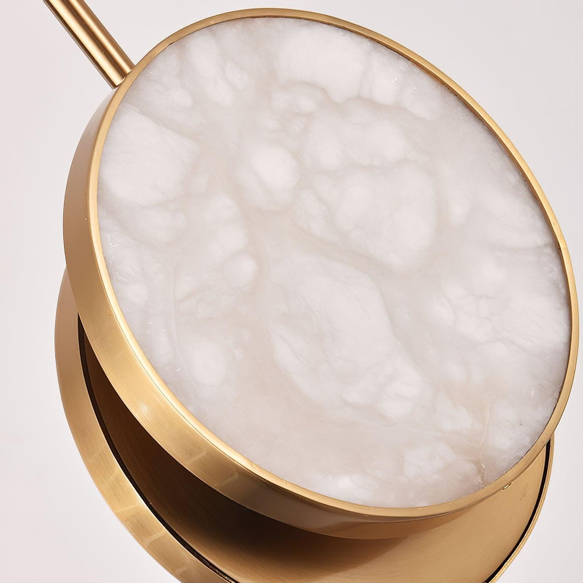 Synoryra Dual Disc Alabaster Pendelleuchte