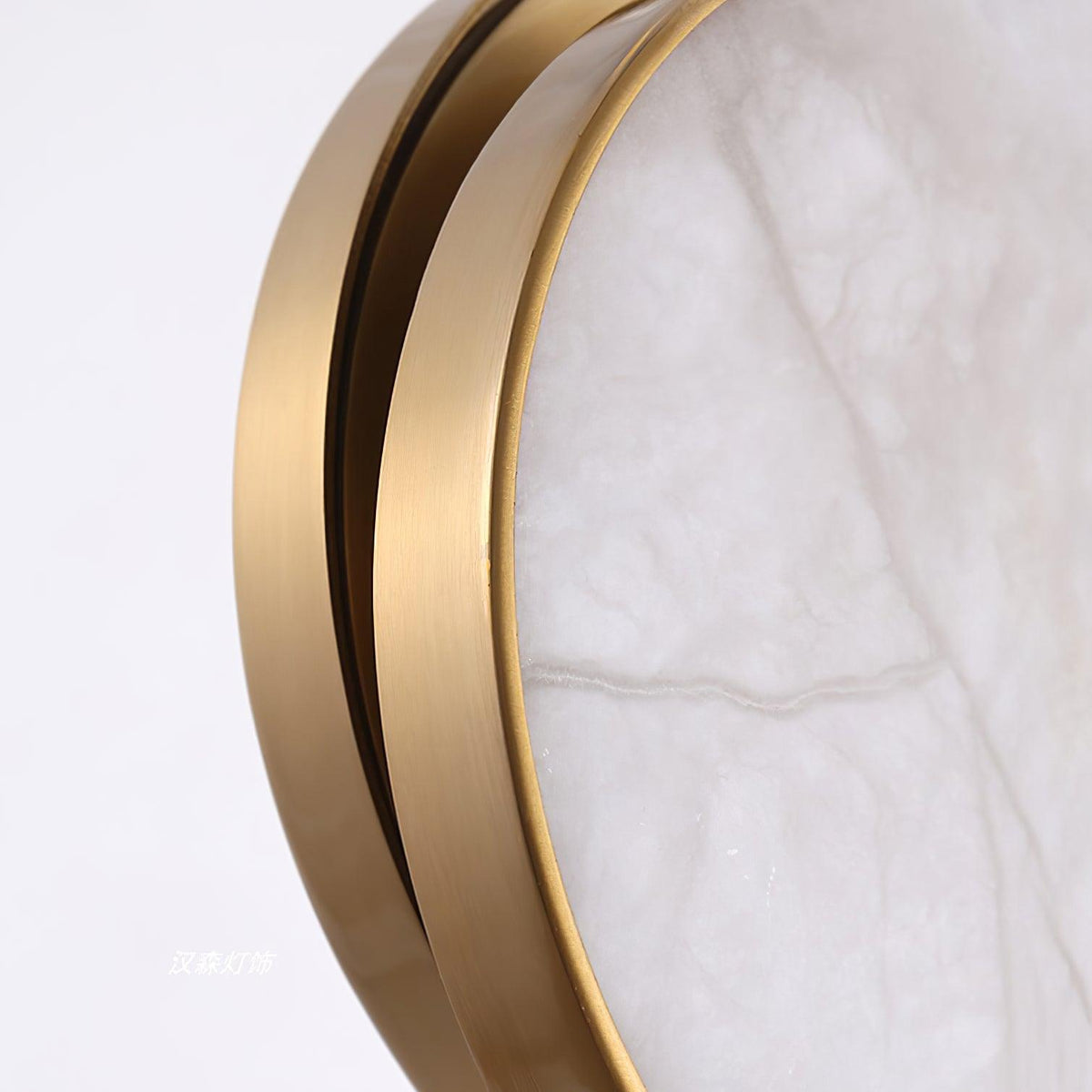 Synoryra Dual Disc Alabaster Pendelleuchte