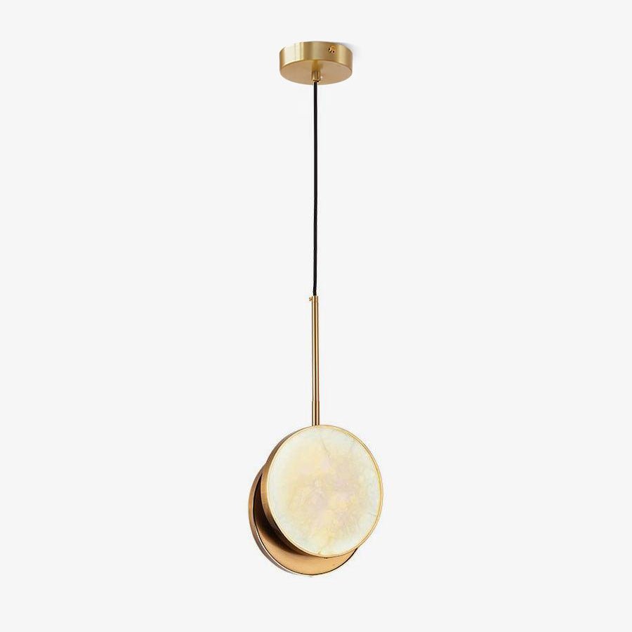 Synoryra Dual Disc Alabaster Pendelleuchte