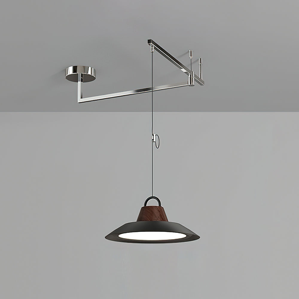 Elaisenne Pendelleuchte mit Schwenkarmlampe