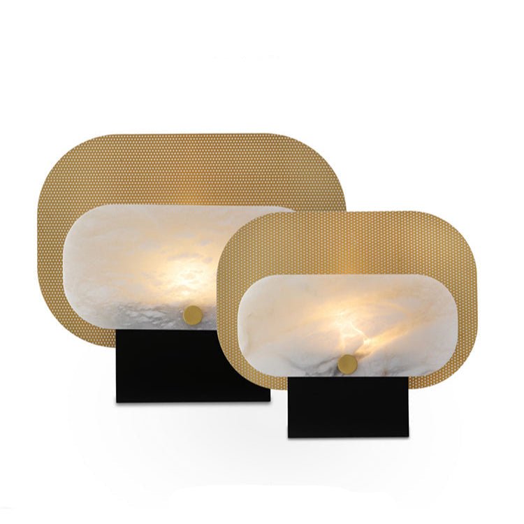 Mosaic Elegance Alabaster Tischleuchte