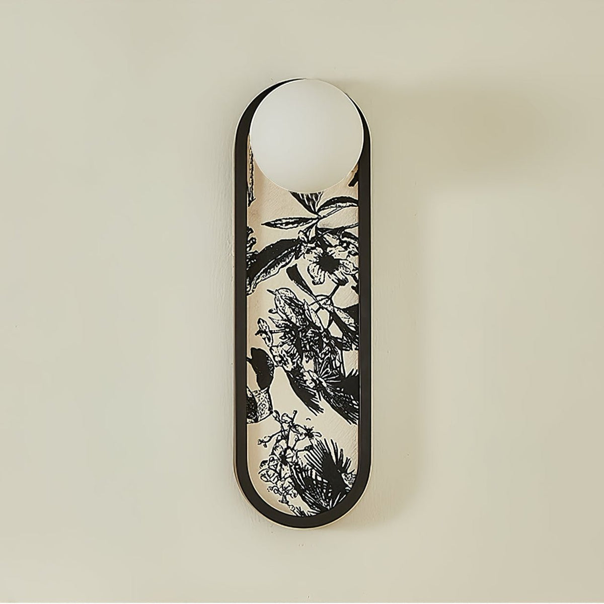 Uzorus Premium zeitgenössische Kunst-Stoff-Wandleuchte