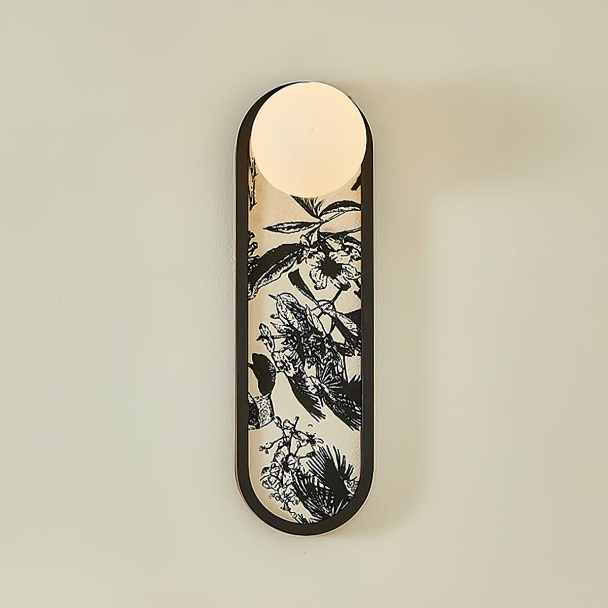 Uzorus Premium zeitgenössische Kunst-Stoff-Wandleuchte