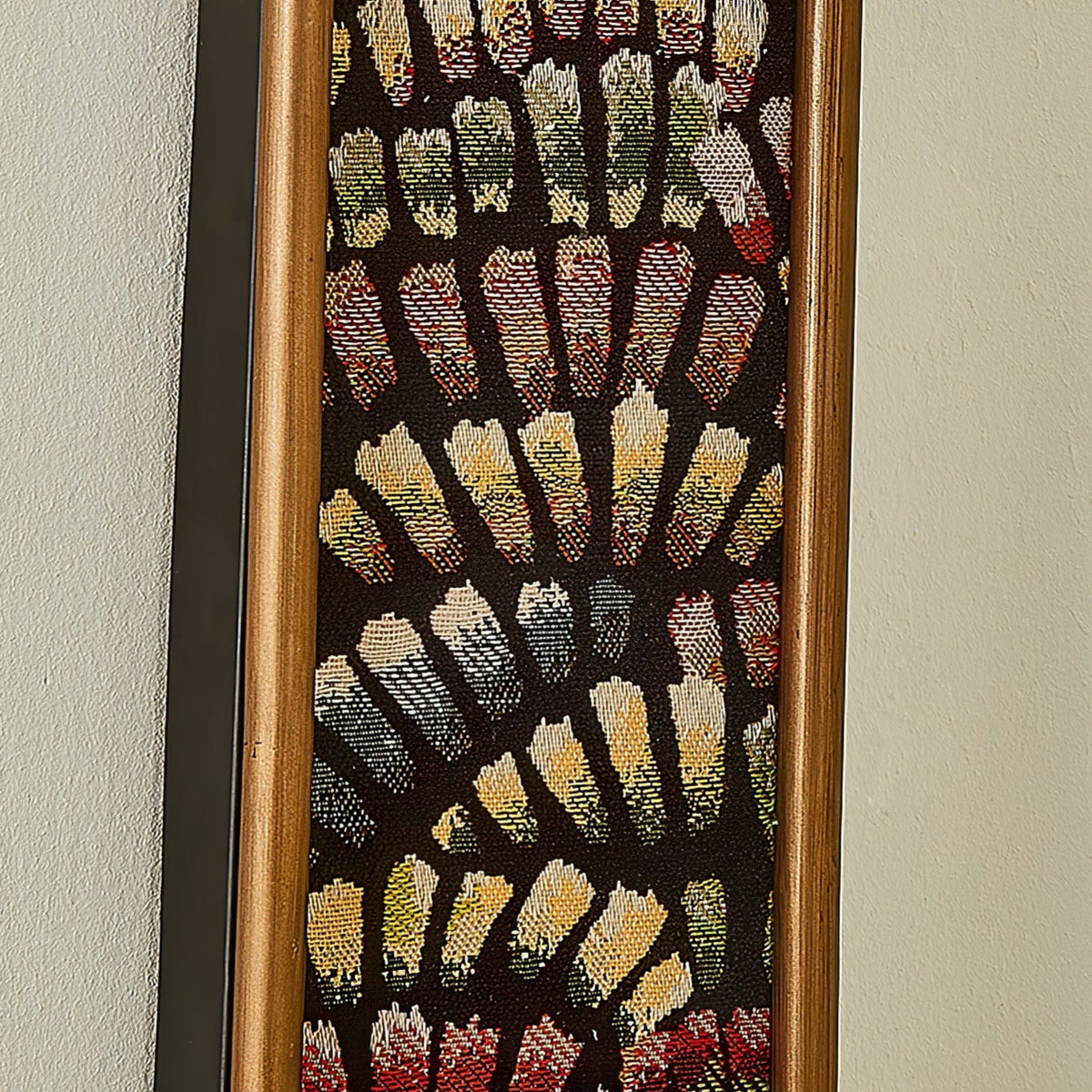 Uzorus Premium zeitgenössische Kunst-Stoff-Wandleuchte
