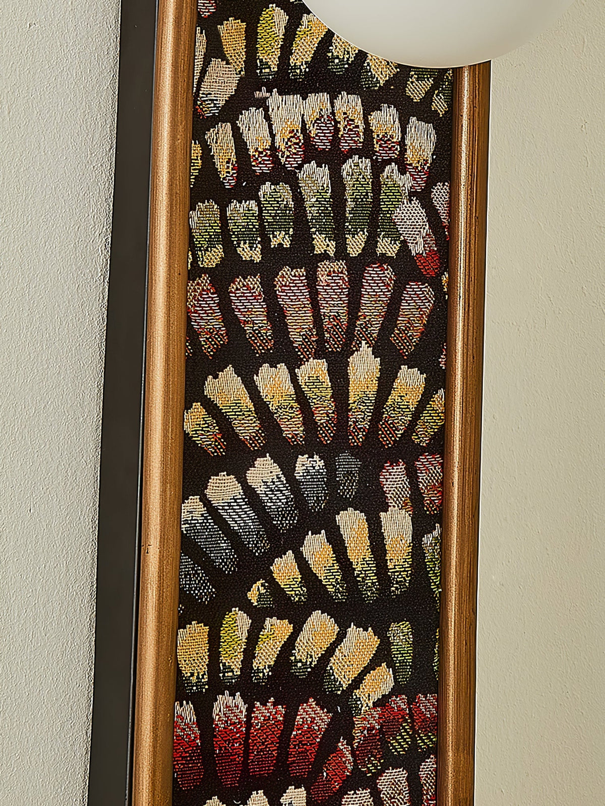 Uzorus Premium zeitgenössische Kunst-Stoff-Wandleuchte