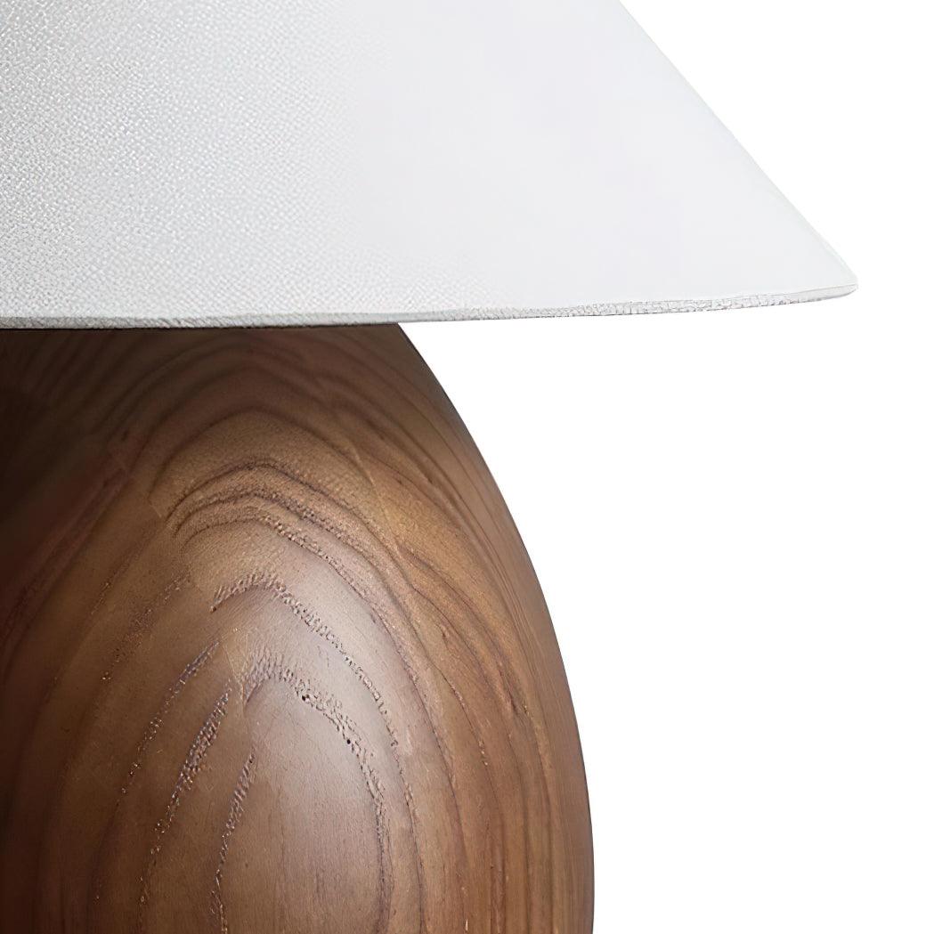 Orbace Tischleuchte aus natürlichem Holz