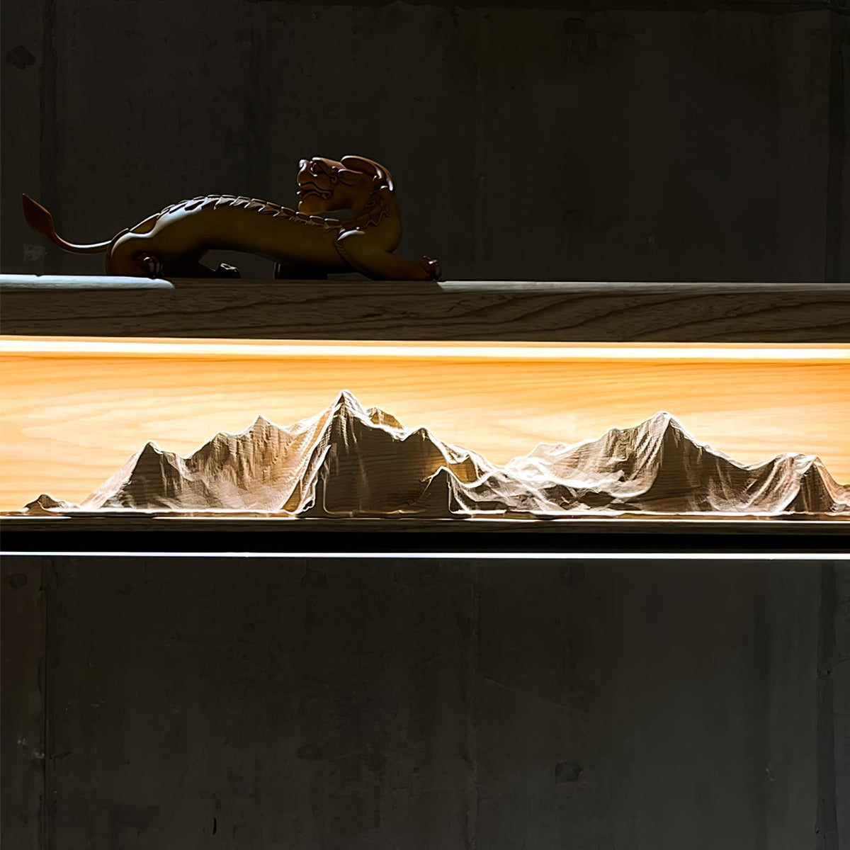 Matthew Moderne Holz-Wandleuchte