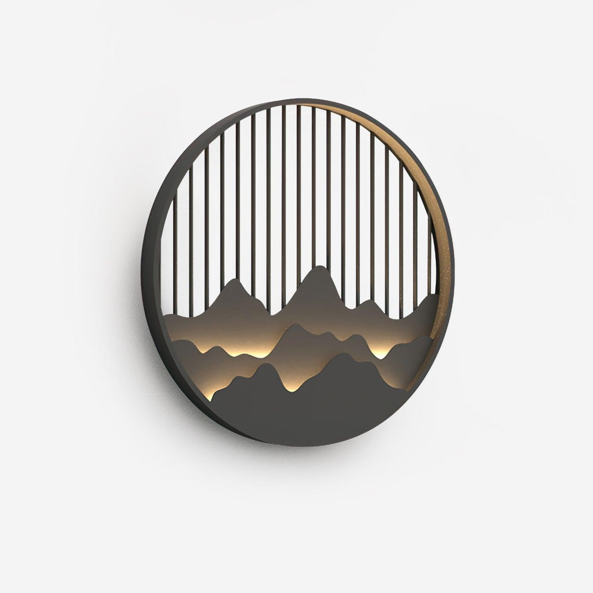 Sumi Mountain Circular Wandleuchte