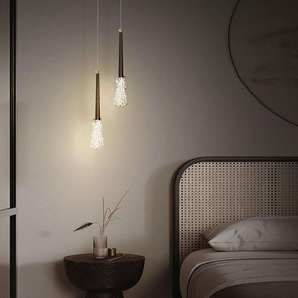 Mozzi moderne Pendelleuchte aus Kristall