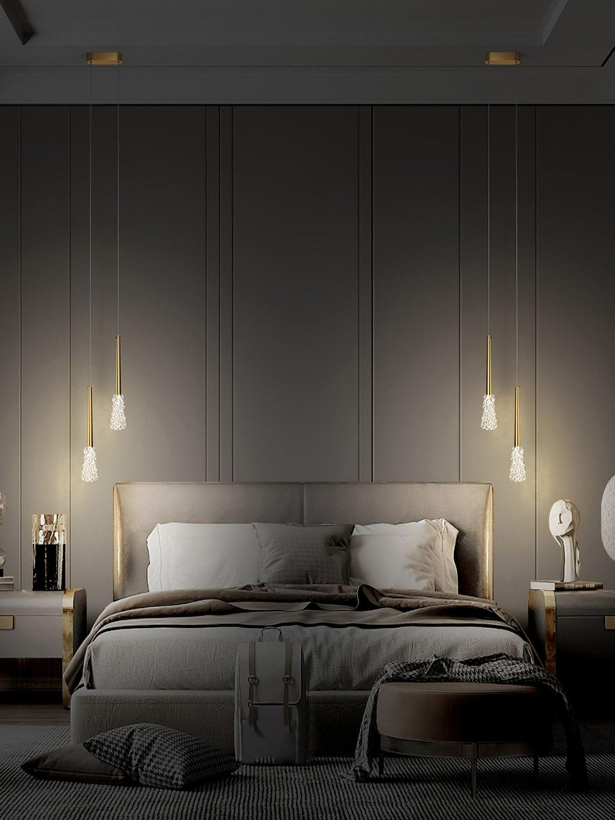 Mozzi moderne Pendelleuchte aus Kristall