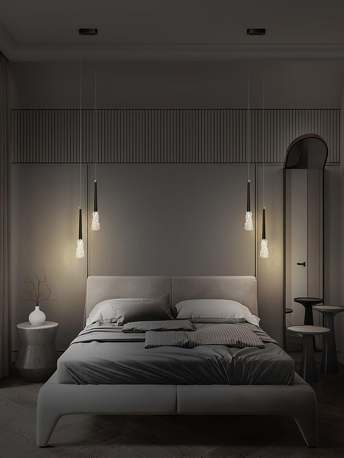 Mozzi moderne Pendelleuchte aus Kristall