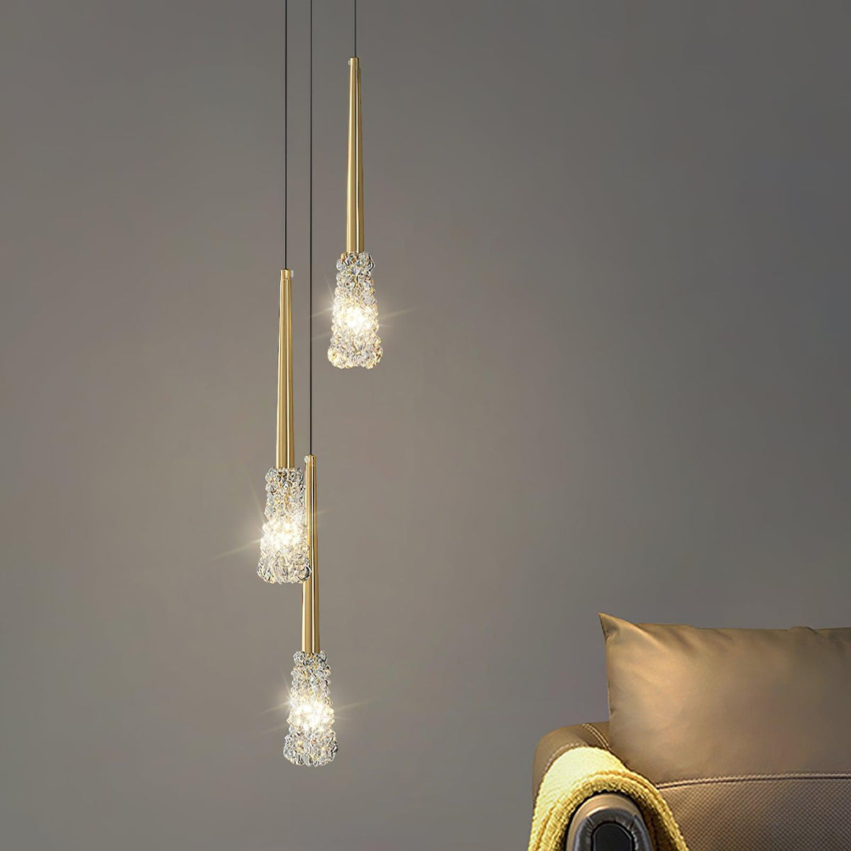 Mozzi moderne Pendelleuchte aus Kristall