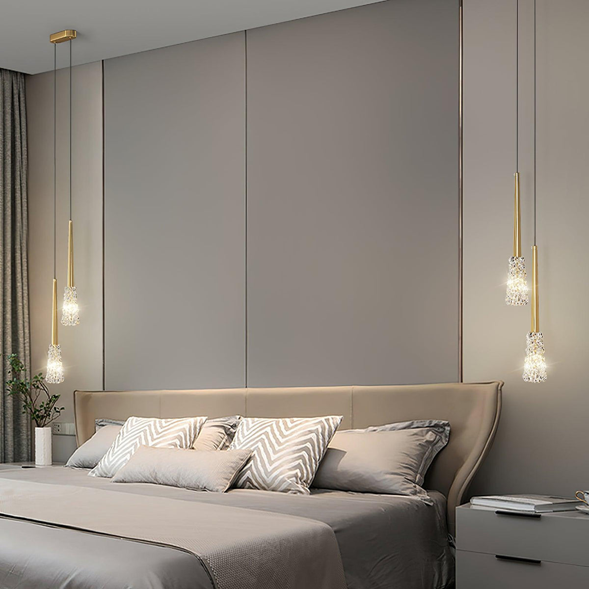 Mozzi moderne Pendelleuchte aus Kristall