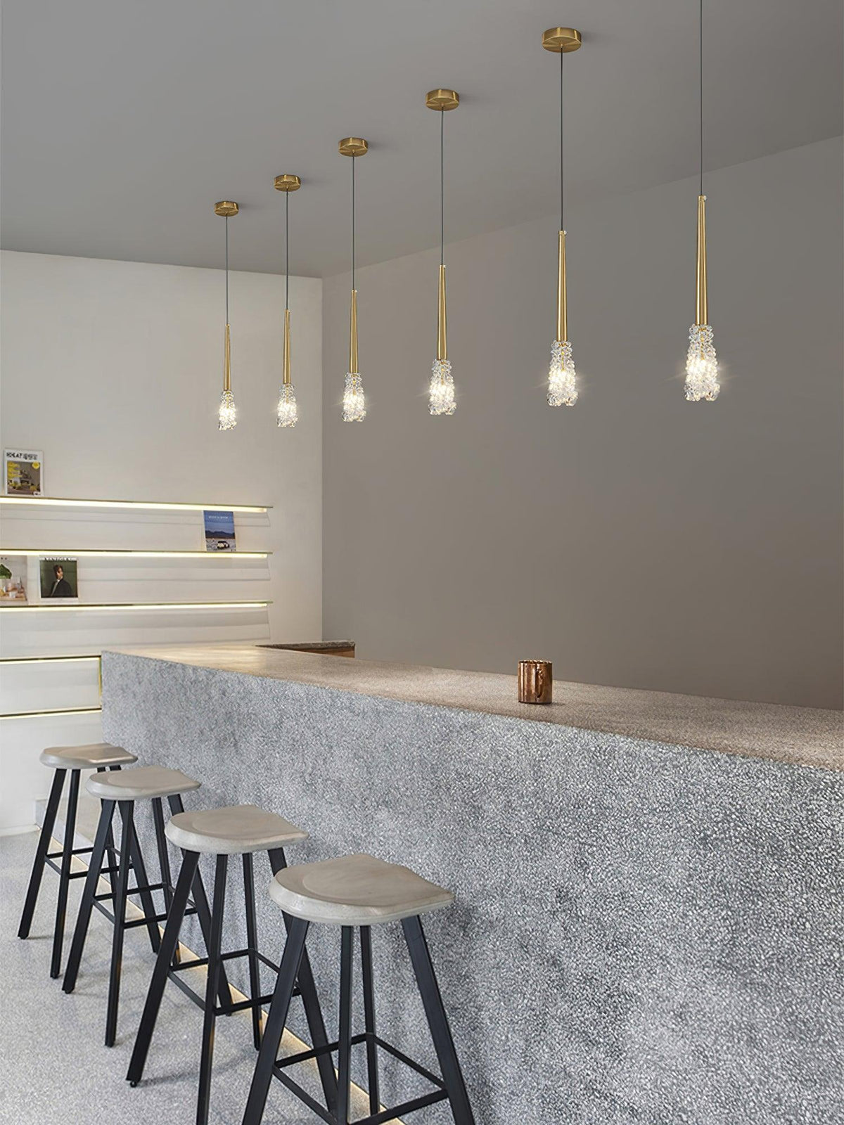 Mozzi moderne Pendelleuchte aus Kristall