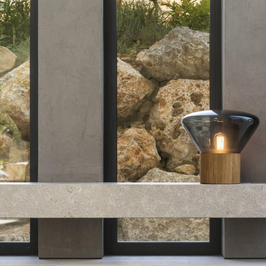 Sylirella Minimalistische Tischleuchte aus Holz