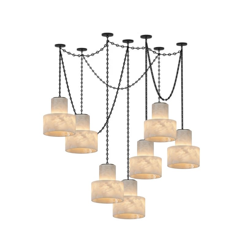 Leocadie Multi-Tier Kettenzylinder-Pendelleuchte