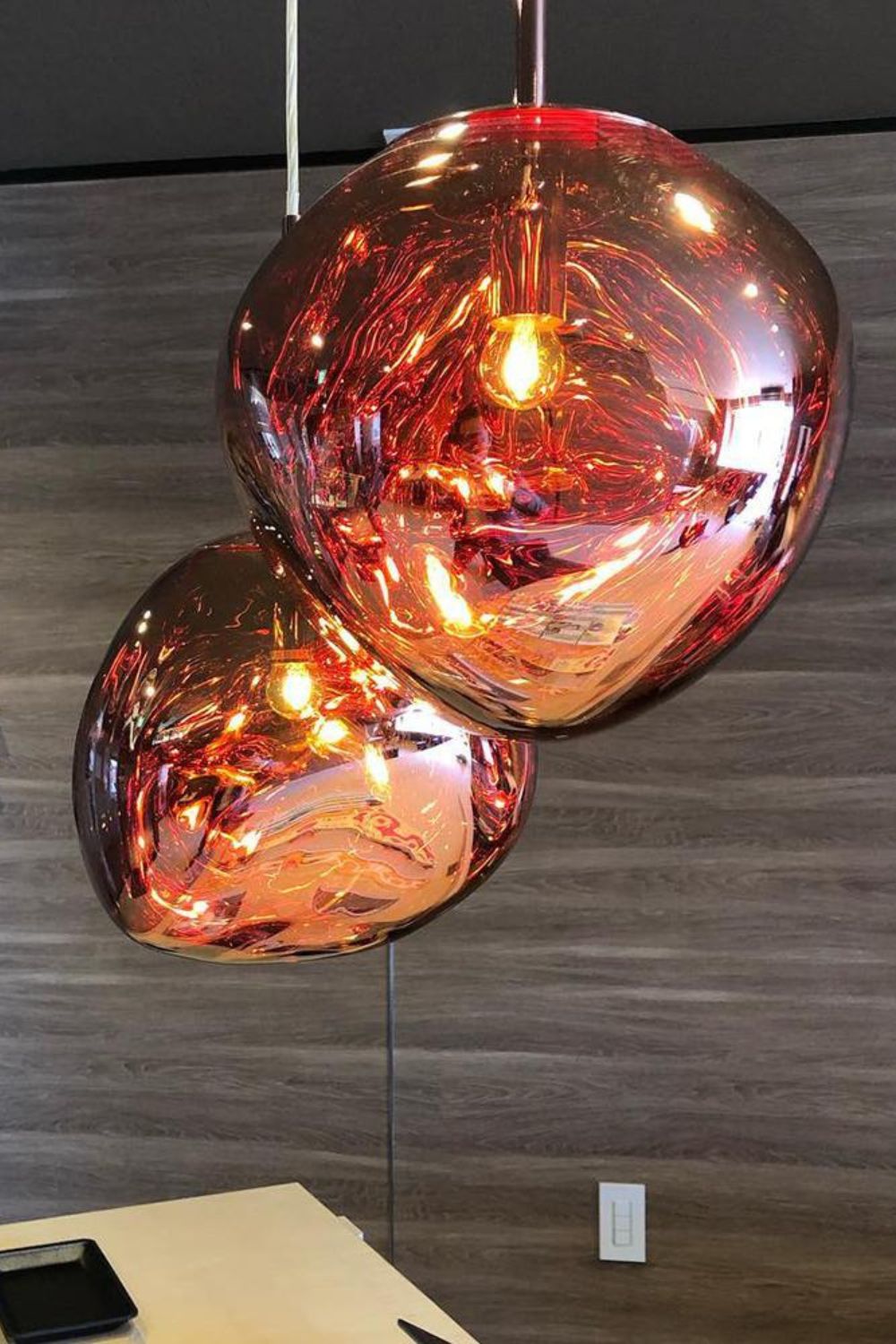 Niriena Pendelleuchte modern Lava Acryl
