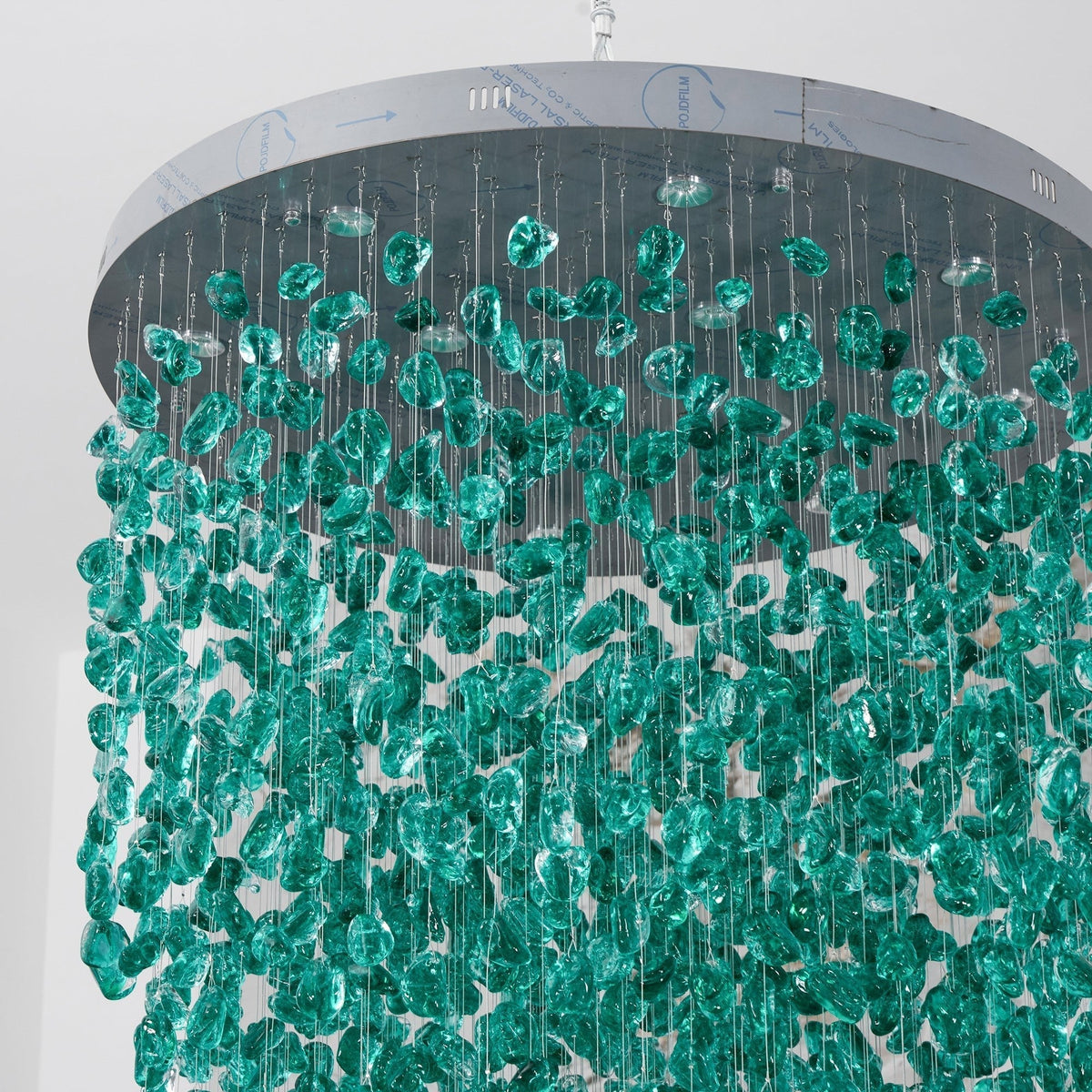 Belora Kronleuchter aus Stein und Kristall im postmodernen Luxus-Stil