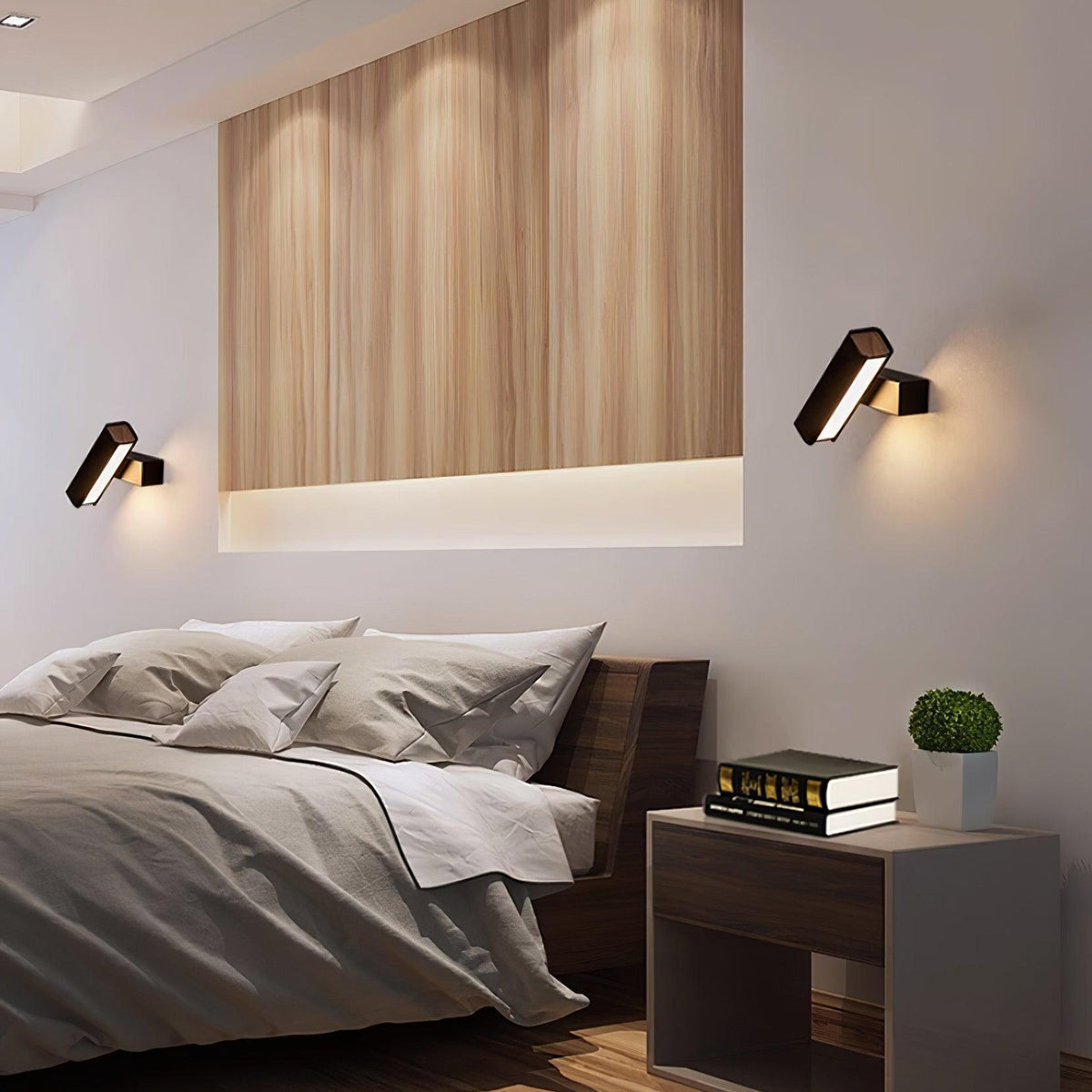 Verstellbare Aluminium-Wandleuchte für Schlafzimmer und Wohnzimmer | Cielum