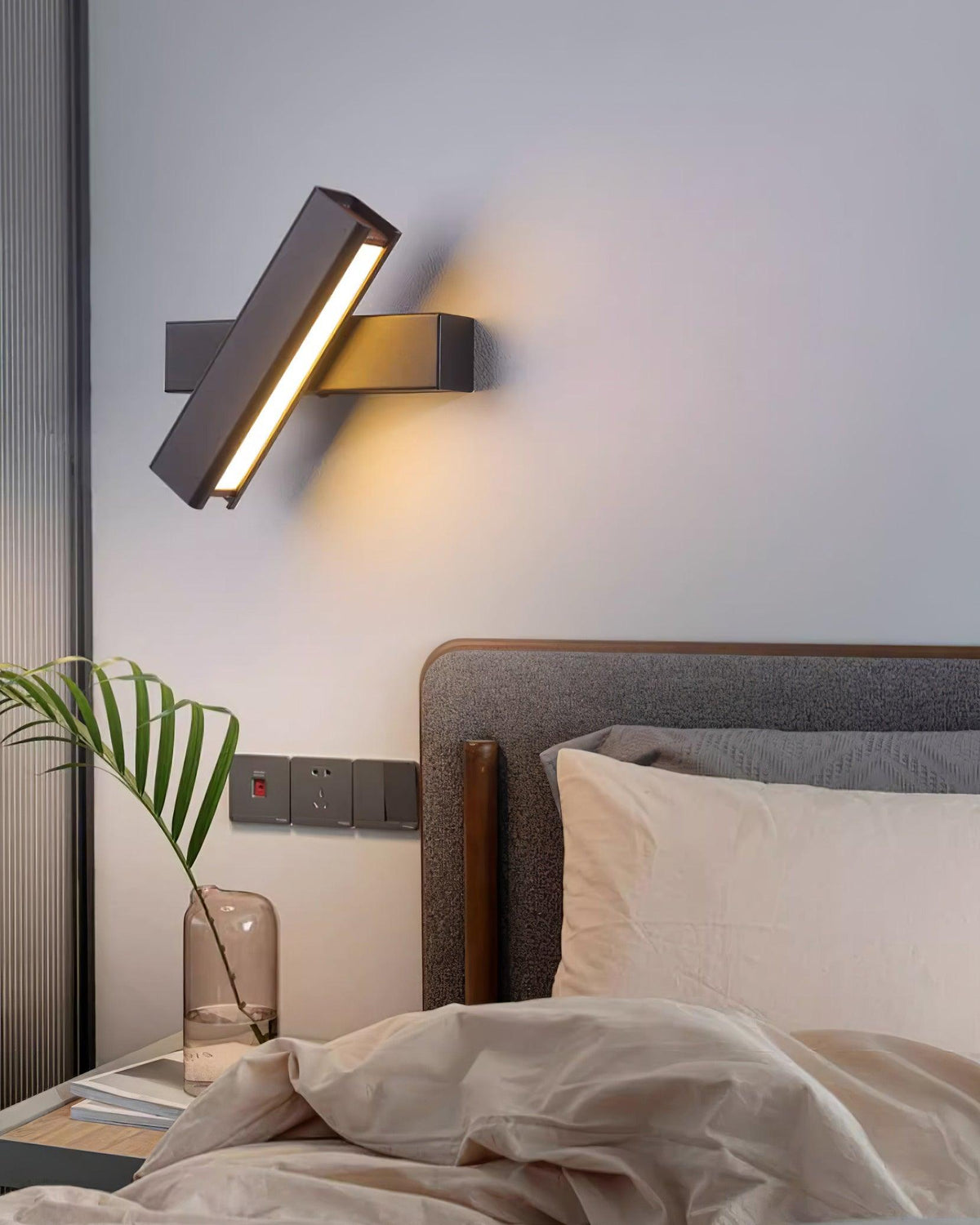 Verstellbare Aluminium-Wandleuchte für Schlafzimmer und Wohnzimmer | Cielum