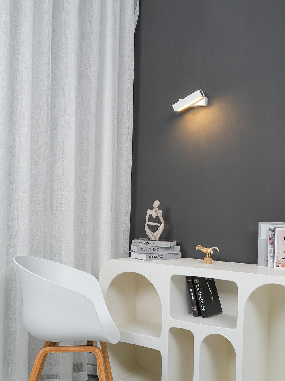 Verstellbare Aluminium-Wandleuchte für Schlafzimmer und Wohnzimmer | Cielum