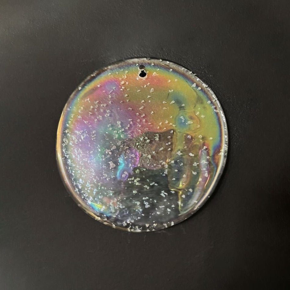 Liorerora Kronleuchter Irideszent Murano-Glasscheiben