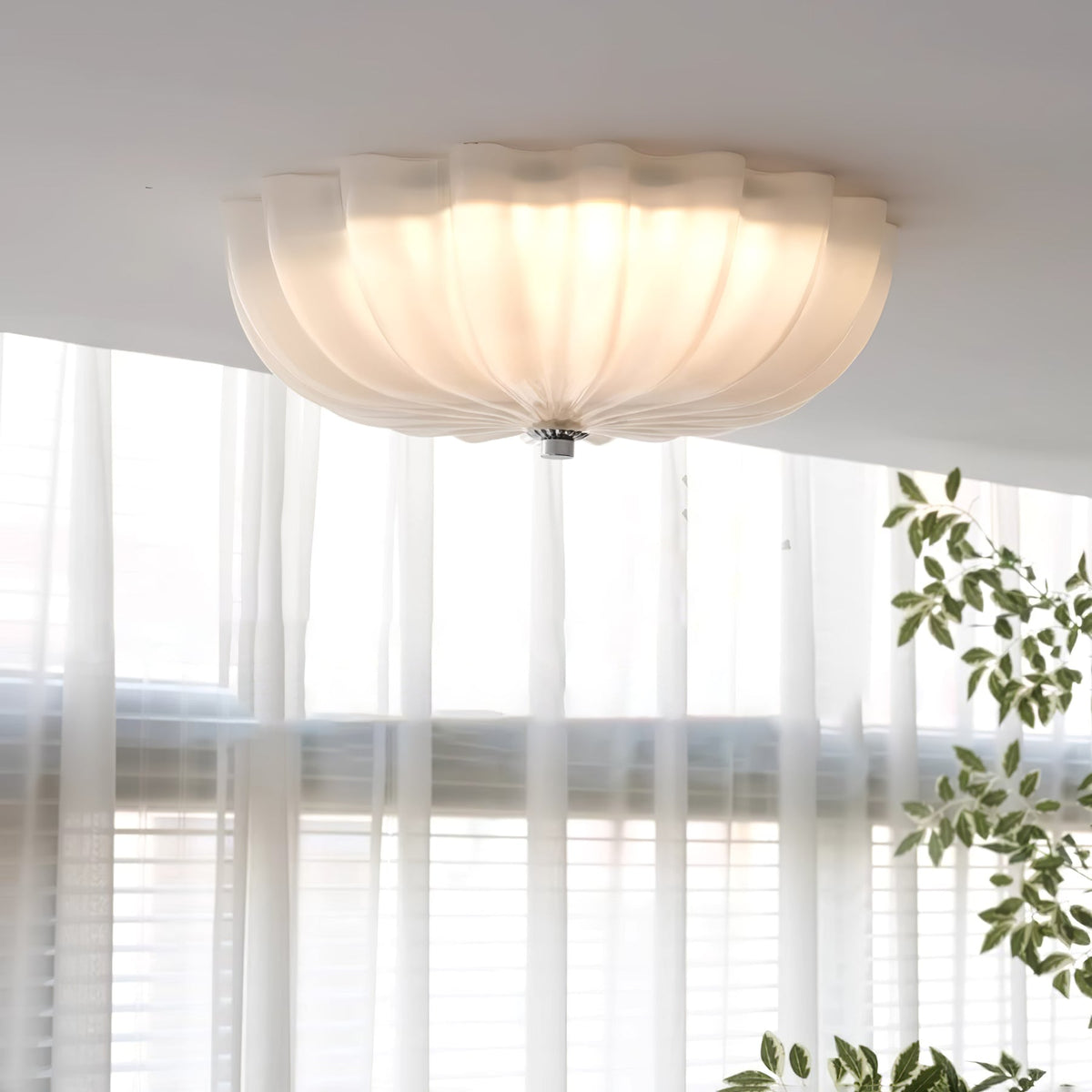 Wyna Mundgeblasene Glas-Deckenleuchte