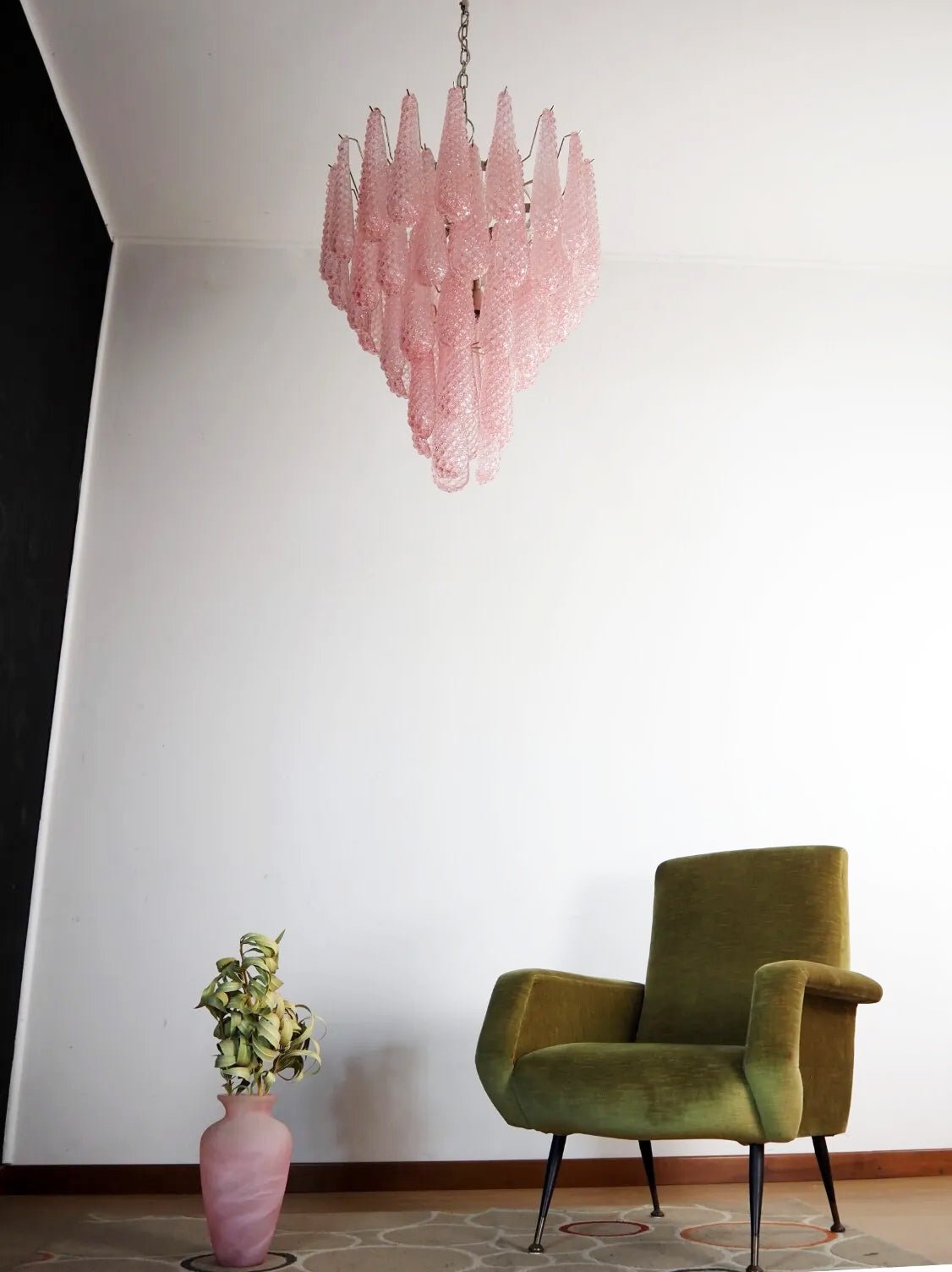 Cirelian Kronleuchter Pink Dewdrop Kaskadenromantisch