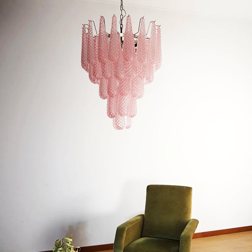 Cirelian Kronleuchter Pink Dewdrop Kaskadenromantisch