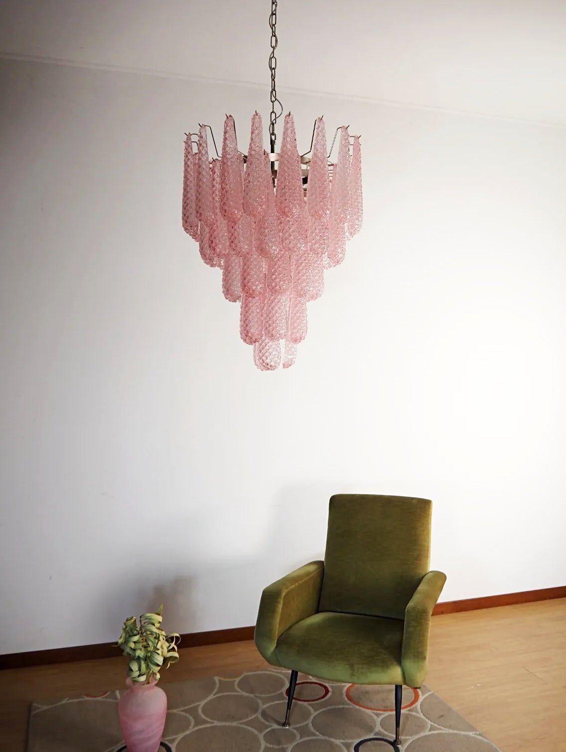 Cirelian Kronleuchter Pink Dewdrop Kaskadenromantisch