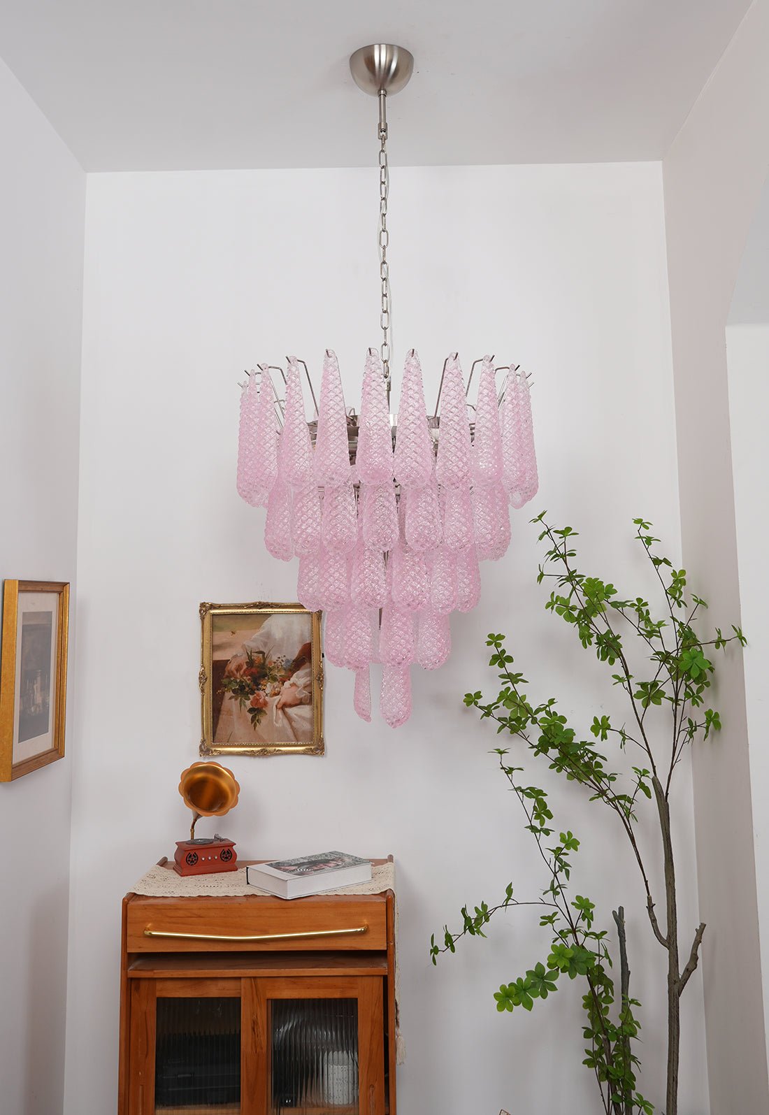 Cirelian Kronleuchter Pink Dewdrop Kaskadenromantisch