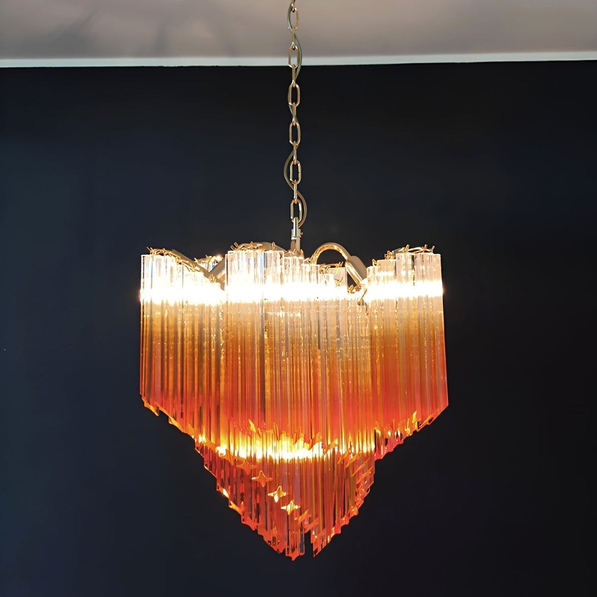 Evmararae Kronleuchter aus Gradient-Glas