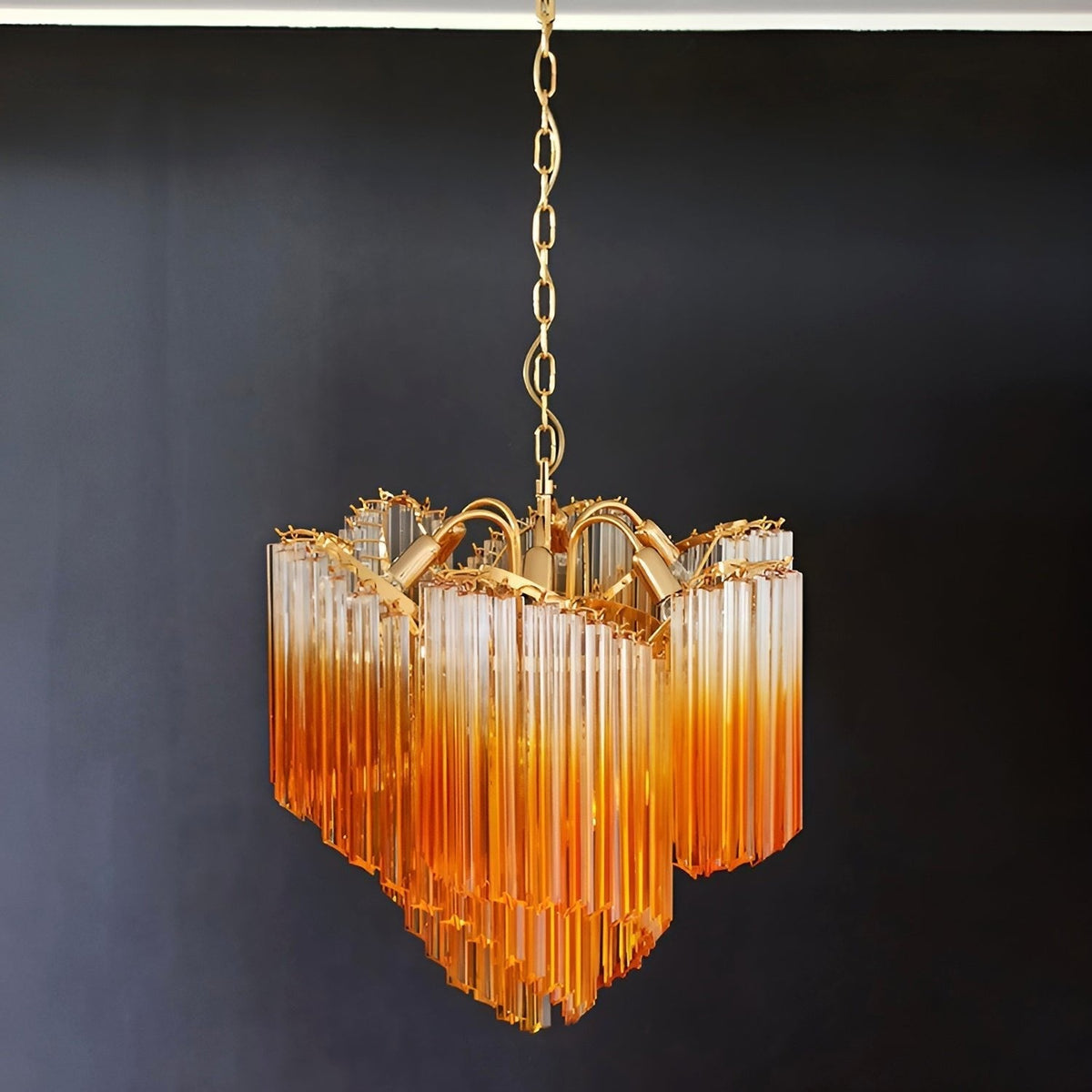 Evmararae Kronleuchter aus Gradient-Glas