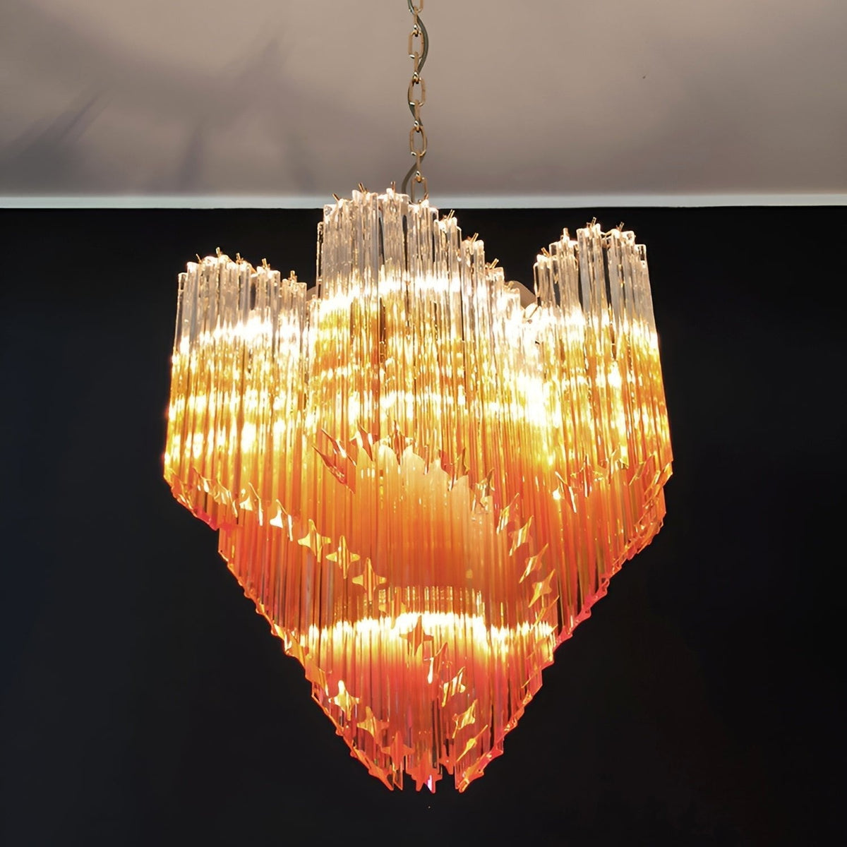 Evmararae Kronleuchter aus Gradient-Glas