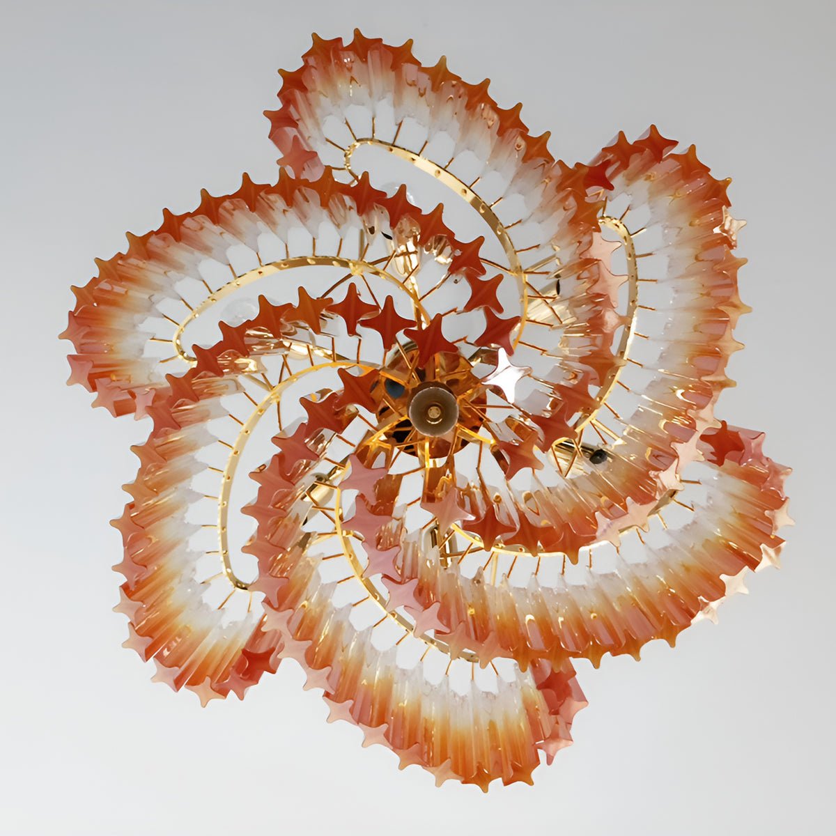 Evmararae Kronleuchter aus Gradient-Glas