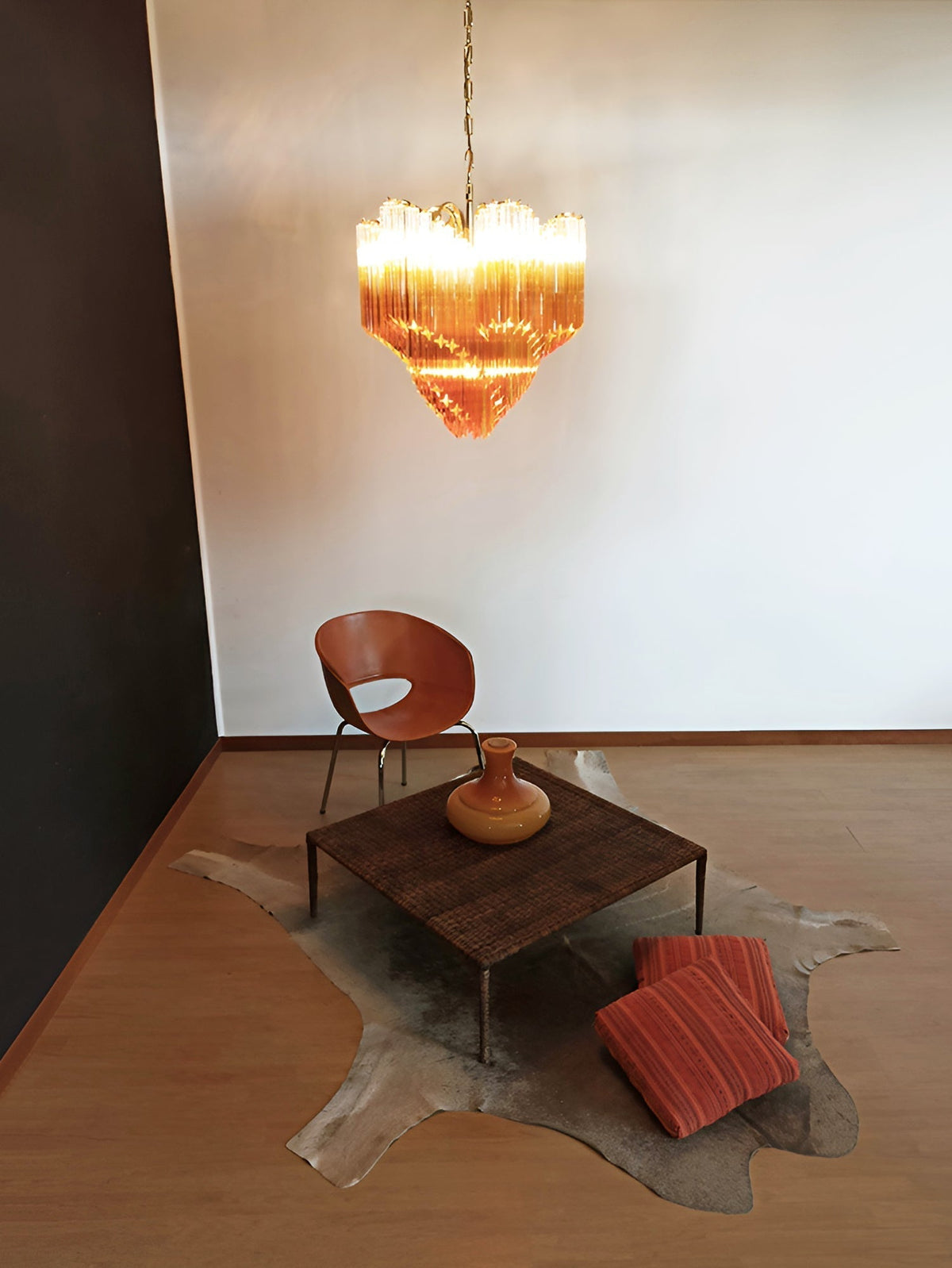 Evmararae Kronleuchter aus Gradient-Glas