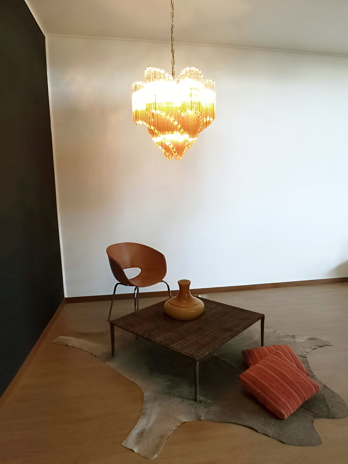 Evmararae Kronleuchter aus Gradient-Glas