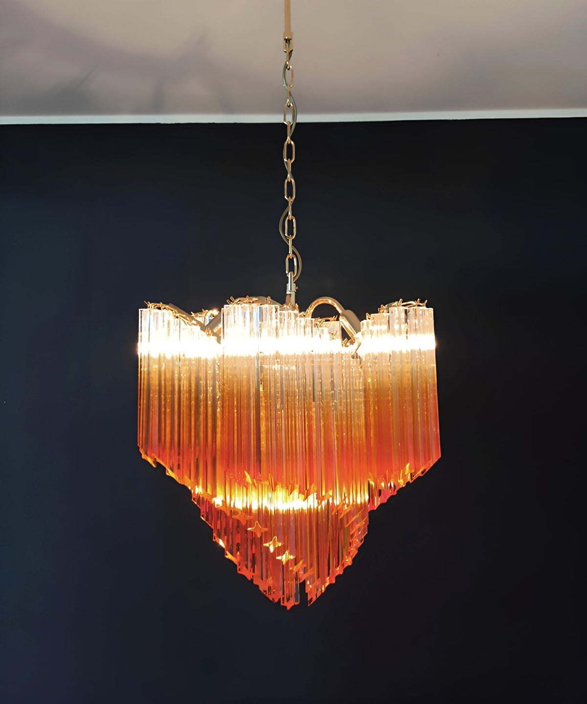 Evmararae Kronleuchter aus Gradient-Glas