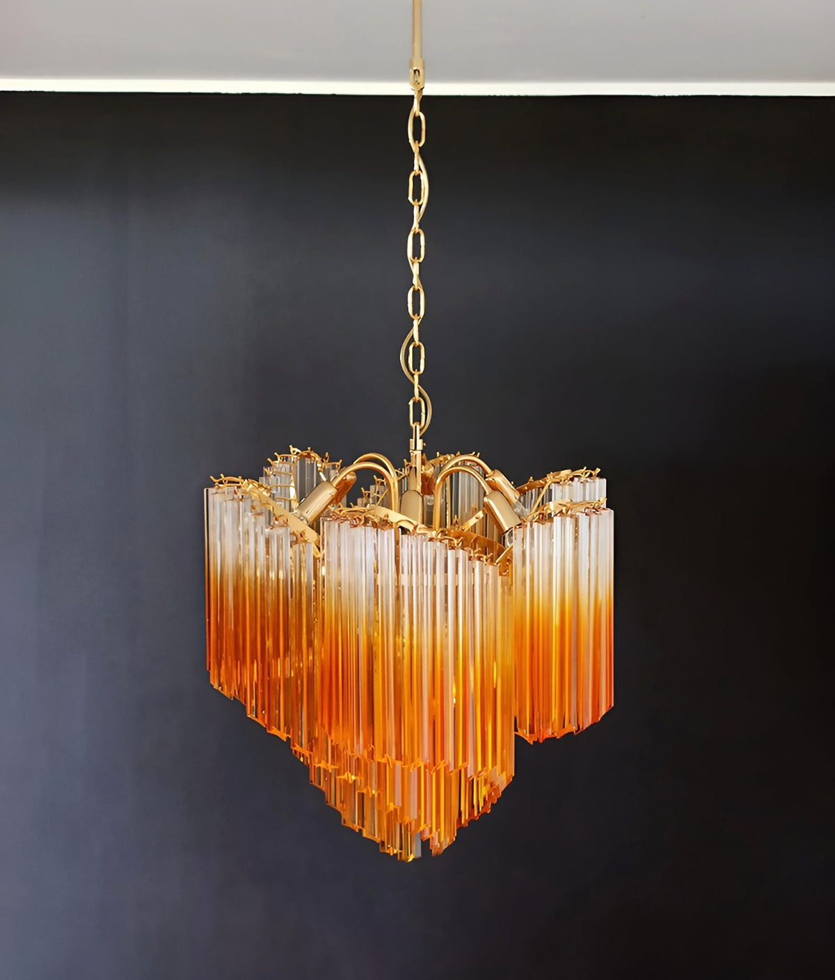 Evmararae Kronleuchter aus Gradient-Glas